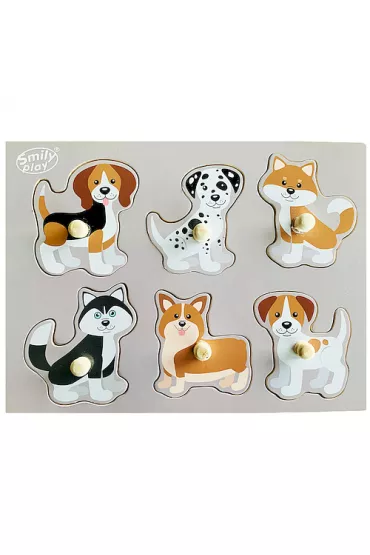 Puzzle Uk�adanka psy Smily Play