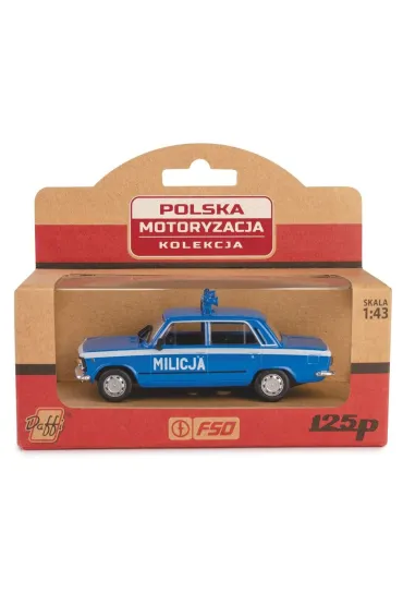 Kolekcja PRL-u Fiat 125P Milicja Daffi