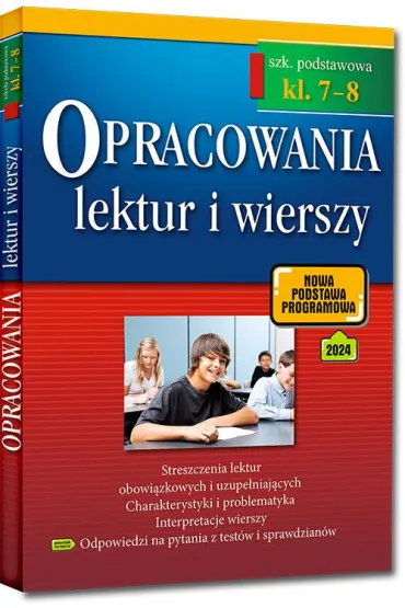 Pakiet: Teraz egzamin �smoklasisty. Repetytorium i Arkusze, Egzamin �smoklasisty. Lektury. Opracowania i zadania, Opracowania lektur i wierszy. Szko�a podstawowa. Zgodne z now� podstaw� programow�. Klasy 4-6 oraz Klasy 7 i 8