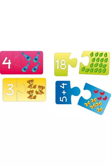 Puzzle Puzzlowa uk�adanka dydaktyczna Cyferki Adamigo