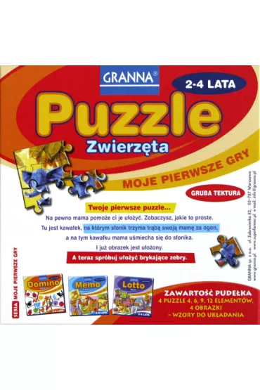 Puzzle Zwierz�ta
