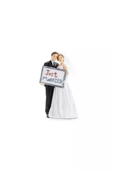 PartyDeco Figurka Just Married 14.5cm