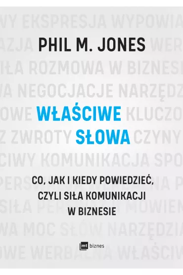 eBook W�a�ciwe s�owa. Co, jak i kiedy powiedzie�, czyli si�a komunikacji w biznesie mobi epub - Phil M. Jones