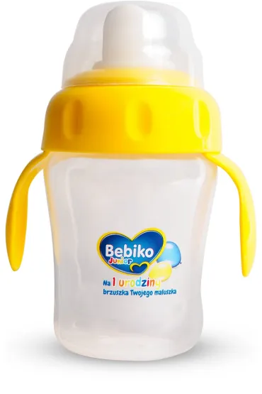Bebiko Kubek niekapek 1 urodziny brzuszka Twojego maluszka 250 ml