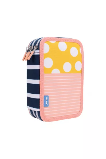 Milan Pi�rnik 3-poziomowy z wyposa�eniem Swims 2 r�owo-��ty