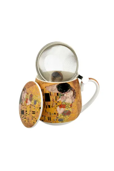 Duo Sp. z o.o. Kubek z zaparzaczem Klimt The Kiss 430 ml