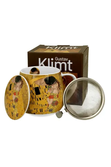 Duo Sp. z o.o. Kubek z zaparzaczem Klimt The Kiss 430 ml