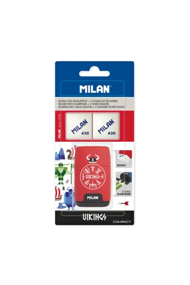 Milan Temper�wko - gumka Compact Vickings + 2 gumki 430