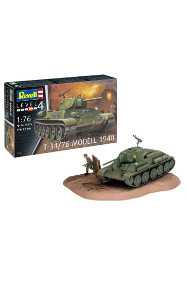 Pojazd 1:76 T-34/76 Model 1940 Cobi