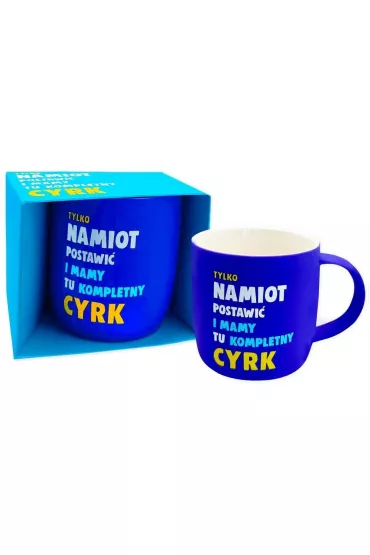 Kukartka Kubek neonowy Namiot