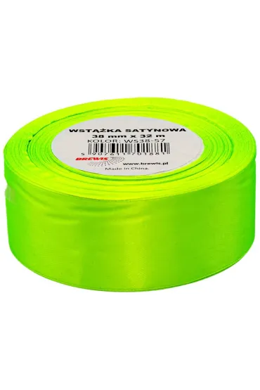 Brewis Wst��ka satynowa zielona 38mm x 32m