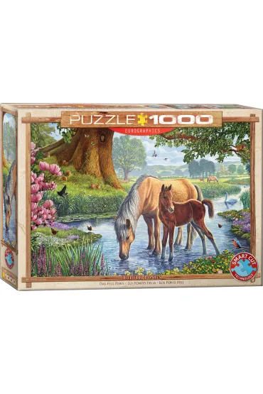 Puzzle 1000 el. Dzikie koniki, Steve Crisp Eurographics