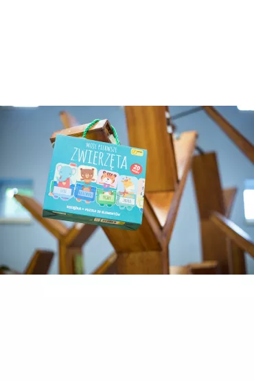 Puzzle 20 el. Moje pierwsze zwierz�ta + ksi��ka Wilga Play