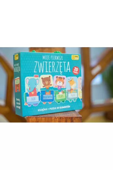 Puzzle 20 el. Moje pierwsze zwierz�ta + ksi��ka Wilga Play