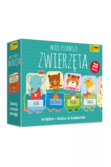 Puzzle 20 el. Moje pierwsze zwierz�ta + ksi��ka Wilga Play