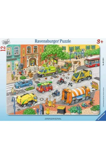 Puzzle 12 el. �ycie miasta 061358 Ravensburger