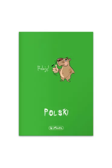 Herlitz Zeszyt A5 ECO PP J�zyk polski linia 60 kartek