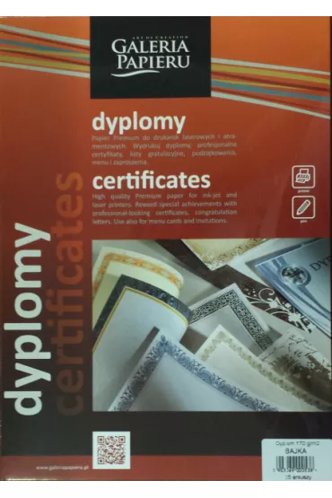 Argo Dyplom Okoliczno�ciowy A4 Bajka 170 g