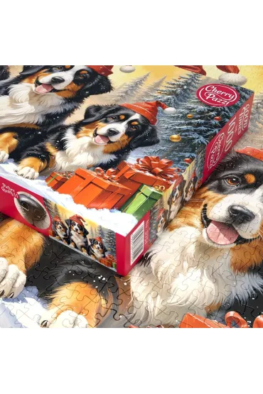 Puzzle 1000 el. Holiday Puppies 31254 CherryPazzi