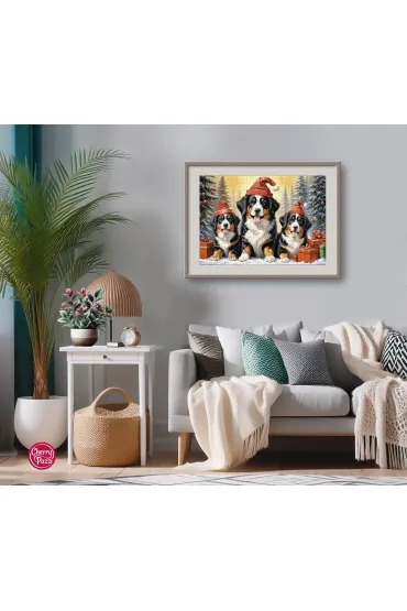 Puzzle 1000 el. Holiday Puppies 31254 CherryPazzi