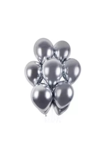 Gemar Balon Metalc 13 srebrny 50 szt.
