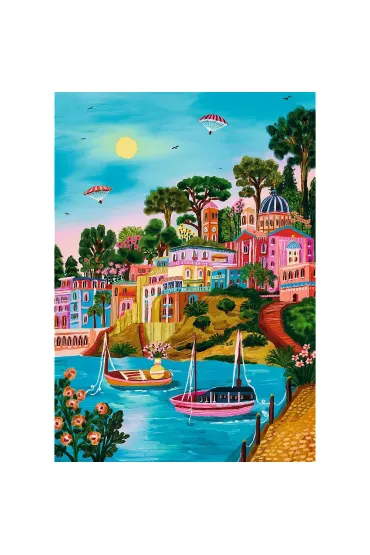 Puzzle 1000 el. Syros, Grecja Trefl