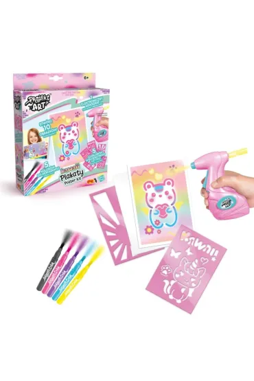 Projekt Art z aerografem - Plakaty Kawaii Epee
