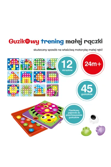 Guzikowy trening ma�ej r�czki Askato