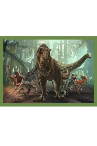 Puzzle 4w1 - Gro�ne dinozaury (35+48+54+70 el.) Trefl