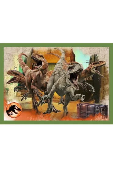Puzzle 4w1 - Gro�ne dinozaury (35+48+54+70 el.) Trefl