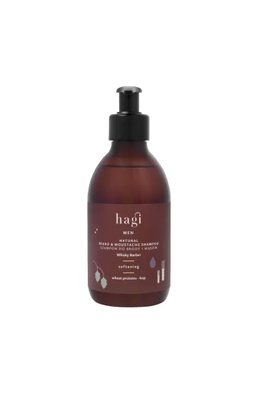 Hagi Cosmetics Whisky Barber, Naturalny Szampon do brody i w�s�w 300 ml