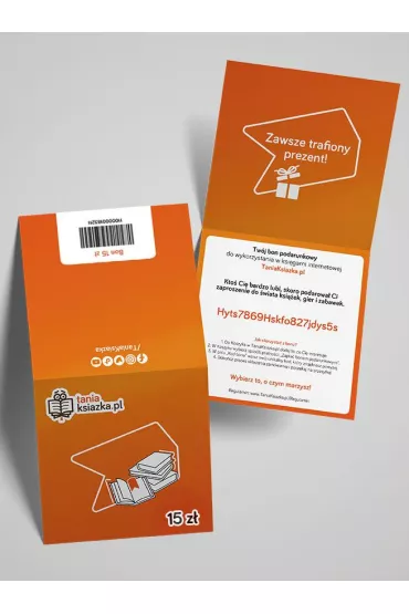 TanioKsikowy Bon Podarunkowy o wartoci 15 z