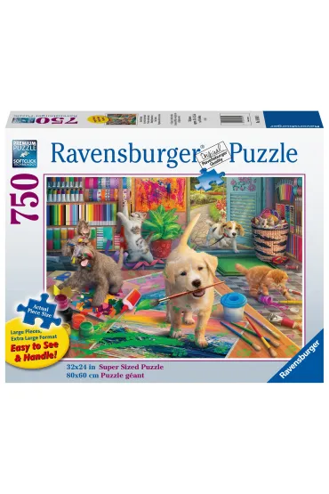 Puzzle 750 el. Mali arty�ci Ravensburger