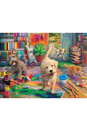 Puzzle 750 el. Mali arty�ci Ravensburger