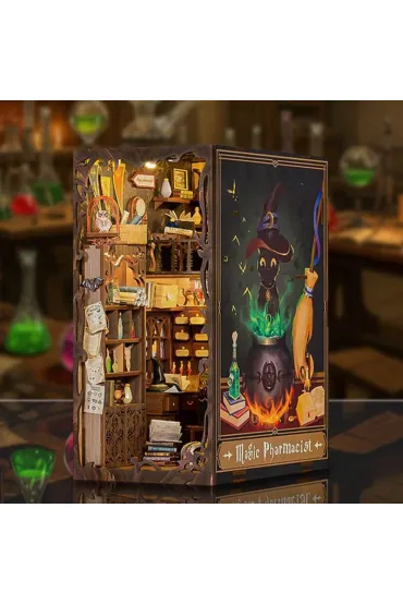 Puzzle Miniaturowy domek Book Nook Magiczna apteka Habarri