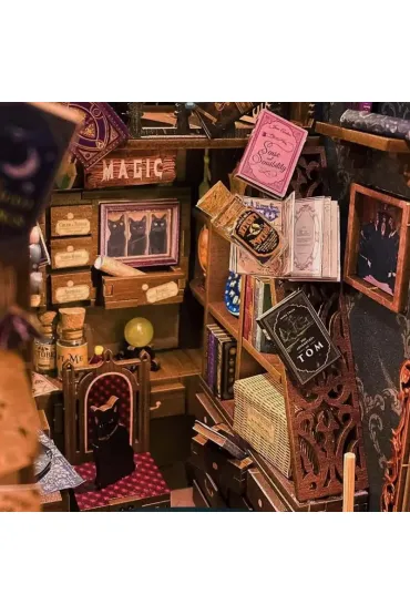 Puzzle Miniaturowy domek Book Nook Magiczna apteka Habarri