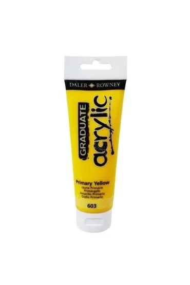 Fila Farba akrylowa Graduate Acrylic - primary yellow (D 123 150 PY74) 120 ml
