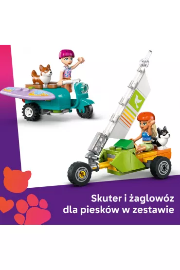 LEGO Friends Przygoda z surfujcymi psami i skuterem 42641