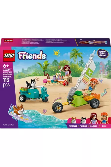 LEGO Friends Przygoda z surfujcymi psami i skuterem 42641