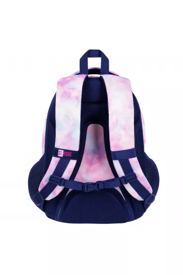 St. Majewski Plecak 4-komorowy Pink Sky 17 cali