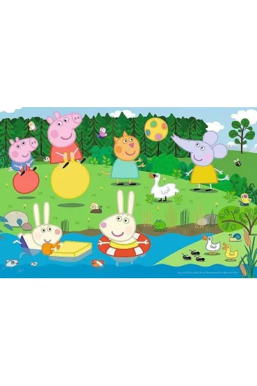 Puzzle 60 el. Wakacyjna zabawa. Peppa Pig Trefl