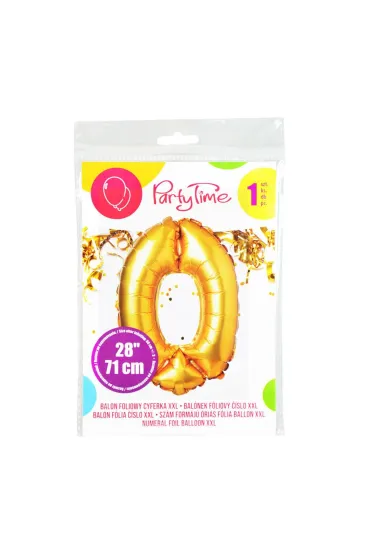 Balon foliowy XXL 0 z�oty 61cm