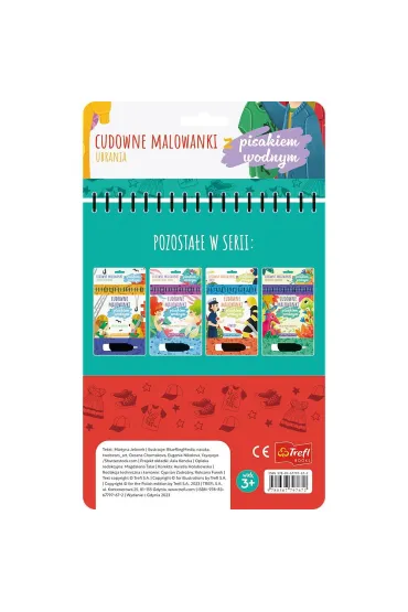 Malowanki z pisakiem wodnym. Ubrania - Martyna Jelonek
