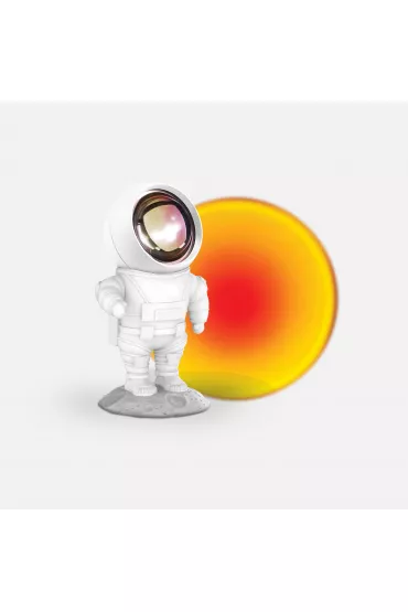 Mob Lampka projekcyjna Astronauta (Pomaraczowy zachd soca)
