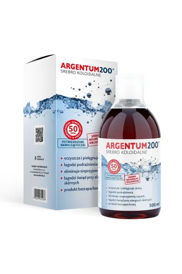 Argentum200 Srebro Koloidalne 50ppm tonik
