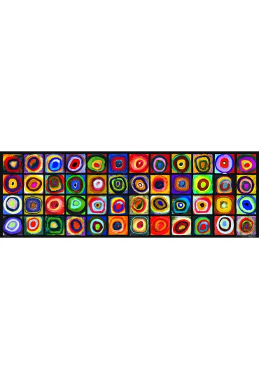 Puzzle panoramiczne 1000 el. Studium kolor�w, Wasily Kandinsky Eurographics