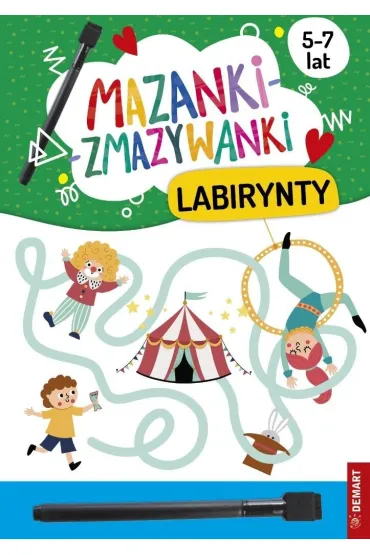 Mazanki zmazywanki Labirynty - Anna Borchard