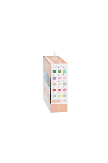 Klocki konstrukcyjne Mini Waffle 140 element�w Pastel MARIOINEX 903650