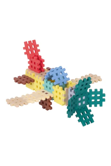 Klocki konstrukcyjne Mini Waffle 140 element�w Pastel MARIOINEX 903650