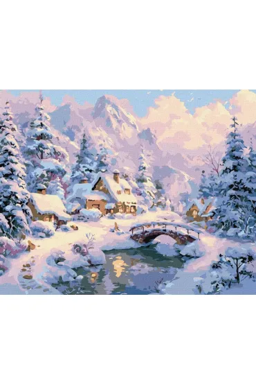 Ideyka Malowanie po numerach - Zimowy spok�j 40x50cm
